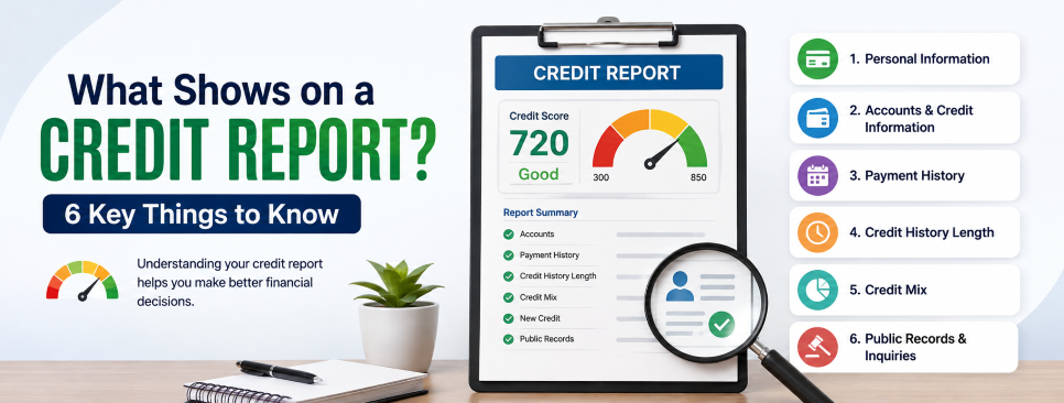 What Shows on your Credit Report? 6 Key Things to Know